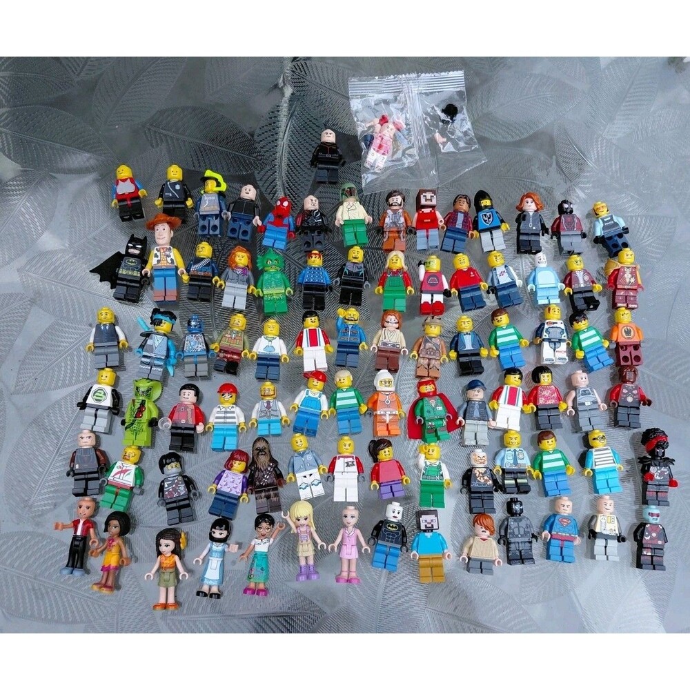 Lot Of 86 lego minifigures bulk lot variety(used )